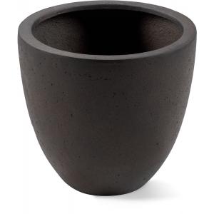 Grigio plantenbak Egg Pot L roestig metaal betonlook