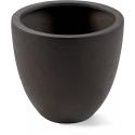 Grigio plantenbak Egg Pot M roestig metaal betonlook