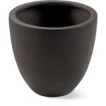 Grigio plantenbak Egg Pot M roestig metaal betonlook