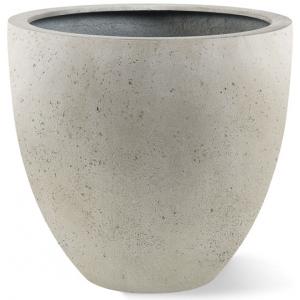 Grigio plantenbak Egg Pot S antiek wit betonlook