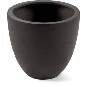 Grigio plantenbak Egg Pot S roestig metaal betonlook