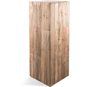 Marrone plantenzuil High S 35x35x97 cm hout