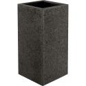 Luca Lifestyle Struttura Cube M 40x40x100 cm hoge plantenbak donkerbruin