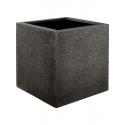 Luca Lifestyle Struttura S 30x30x30 cm vierkante plantenbak donkerbruin
