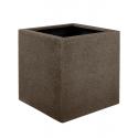 Luca Lifestyle Struttura L 50x50x50 cm vierkante plantenbak bruin