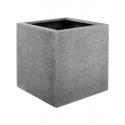 Luca Lifestyle Struttura L 50x50x50 cm vierkante plantenbak grijs