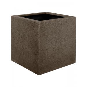 Luca Lifestyle Struttura XL 60x60x60 cm vierkante plantenbak bruin