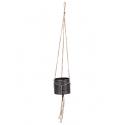 Capi Nature hanging cylinder 12 cm zwart set van 2