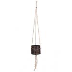 Capi Nature hanging cylinder 12 cm bruin set van 2