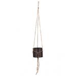 Capi Nature hanging cylinder 17 cm bruin set van 3