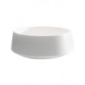 Bowl Fusion White lage ronde bloempot voor binnen 33x13 cm wit