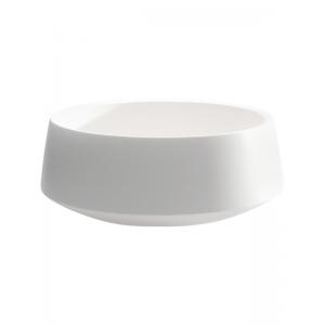 Bowl Fusion White lage ronde bloempot voor binnen 33x13 cm wit