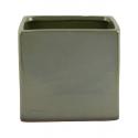 Cube Facet Neo Mint vierkant L 17x17x16 cm Mintgroene bloempot voor binnen