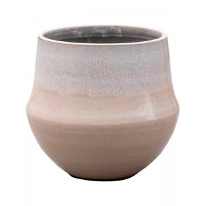 Pot Fusion Nude ronde bloempot voor binnen 17x15 cm bruin