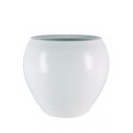 Pot cresta pure white bloempot binnen 22 cm