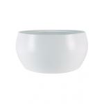 Bowl cresta pure white bloempot binnen 28 cm