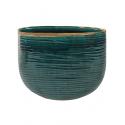Planter iris turqoise bloempot binnen 26 cm