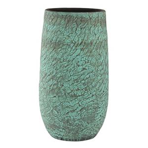 Hoge pot evi antiq bronze bloempot binnen 31 cm Hoge pot evi antiq bronze bloempot binnen 31 cm