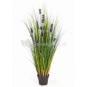 Kunstplant Lavender grass M