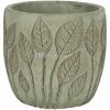 Pot Nantes Green 13x12 cm groene ronde bloempot voor binnen