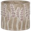 Pot Sault Purple 20x18 cm grijze ronde bloempot voor binnen