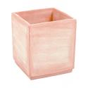 Terracotta Basic Cubo 36x36x40 cm vierkante terracotta pot