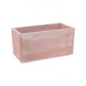 Terracotta Moderne Cassetta Rettangolare S 38x19x15 cm rechthoekige terracotta pot