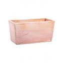 Terracotta Moderne Cassetta Rettangolare L 70x35x35 cm rechthoekige terracotta pot