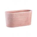 Terracotta Moderne Cassetta Semiovale XL 61x28x31 cm ovale terracotta pot
