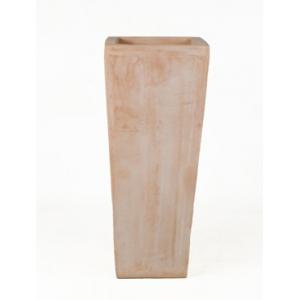 Terracotta bloempot kubis 36x36x90 cm Potmaat 34 Terracotta bloempot kubis 36x36x90 cm Potmaat 34