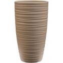 Pot Groove Partner Chic Stone Greybeige 16x29 cm beige ronde bloempot voor binnen