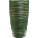 Pot Groove Partner Chic Stone Pearl Green 16x29 cm groene ronde bloempot voor binnen