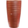 Pot Groove Partner Chic Stone Pearl Red 16x29 cm rode ronde bloempot voor binnen