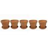 Terracotta bloempotten 23 cm met schotel penta set