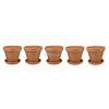 Terracotta bloempotten 48 cm met schotel penta set