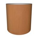 Cortenstaal plantenbak Standard cylinder 52x48cm op wielen
