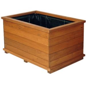 Houten plantenbak rectangle L 120x40x48 cm FSC