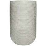 Hoge pot Ridged Horizontal Cody High L Cement 42x70 cm hoge ronde bloempot