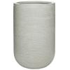 Hoge pot Ridged Horizontal Cody High M Cement 35x55 cm hoge ronde bloempot