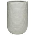 Hoge pot Ridged Horizontal Cody High M Cement 35x55 cm hoge ronde bloempot