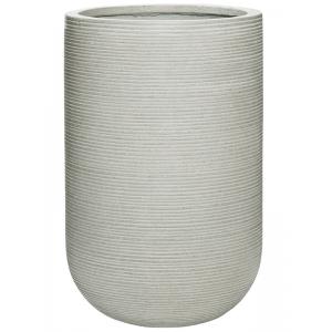 Hoge pot Ridged Horizontal Cody High M Cement 35x55 cm hoge ronde bloempot