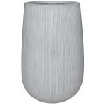 Hoge pot Ridged Vertical Patt High M Cement 44x66 cm hoge ronde bloempot