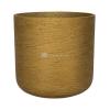 Pot Rough Charlie M Metallic Gold Fiberclay 18x18 cm gouden ronde bloempot