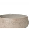 Bowl Rough Eileen S Grey Washed Fiberclay 24x9 cm grijze ronde lage bloempot