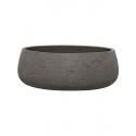 Bowl Rough Eileen XL Chocolate Fiberclay 39x15 cm bruine ronde lage bloempot