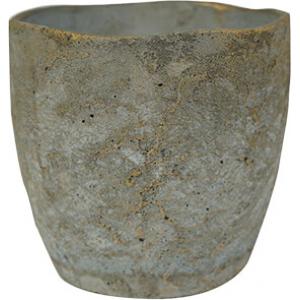 Pot Jens grey bloempot binnen 16 cm