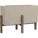 Pottery Pots Jort M beige washed 89x39 cm rechthoekige bloempot op poten