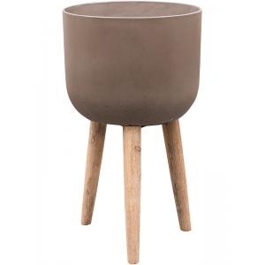Refined Retro S 63x36 cm bruin bloempot op poten