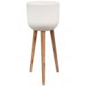 Refined Retro L 86x36 cm wit bloempot op poten
