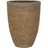 Bohemian Ben L Straw Grass ronde Rotan bloempot voor binnen 40x55 cm